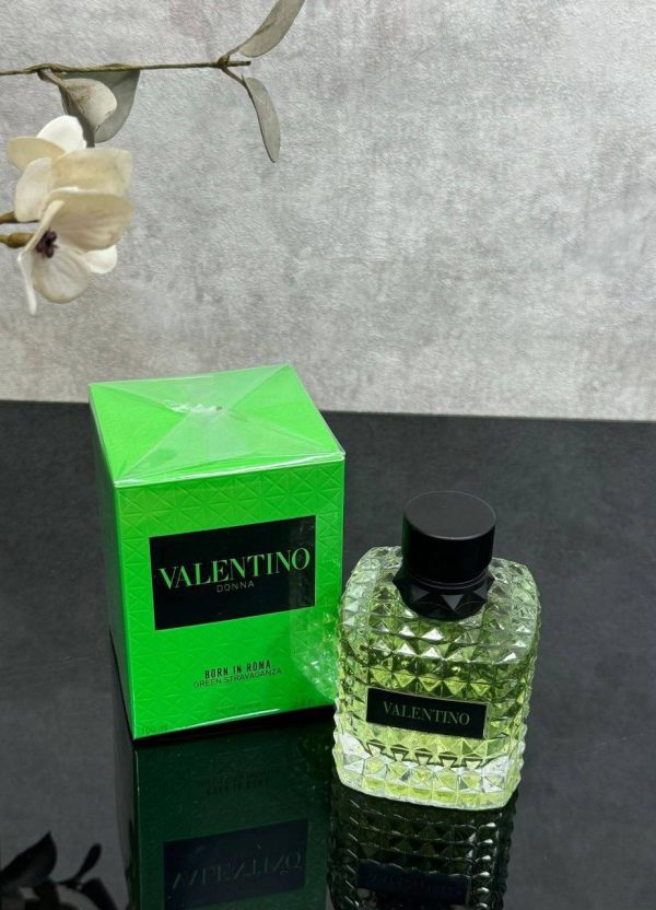 Valentino Born In Roma Green Stravaganza EDT 100 ML Kadın Tester Parfüm - Görsel 4