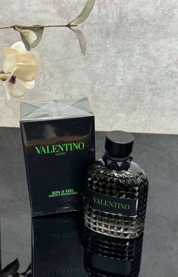 Valentino Born In Roma Uomo Green Stravaganza EDT 100 ML Erkek Tester Parfüm - Görsel 4