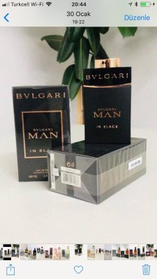 Bvlgari Man İn BlacK EDP 100 ML Erkek Parfüm